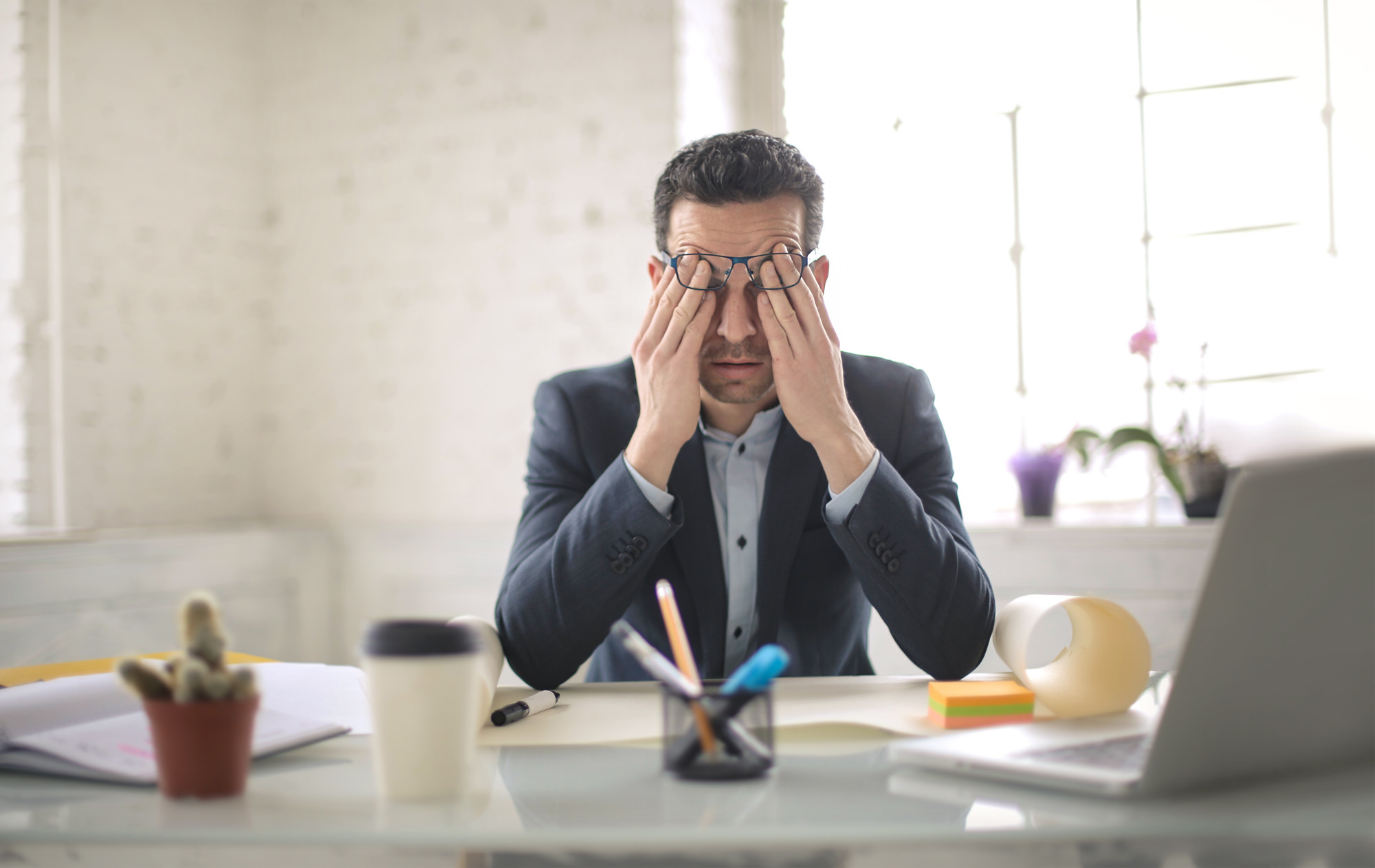 Employee Stressed at Work